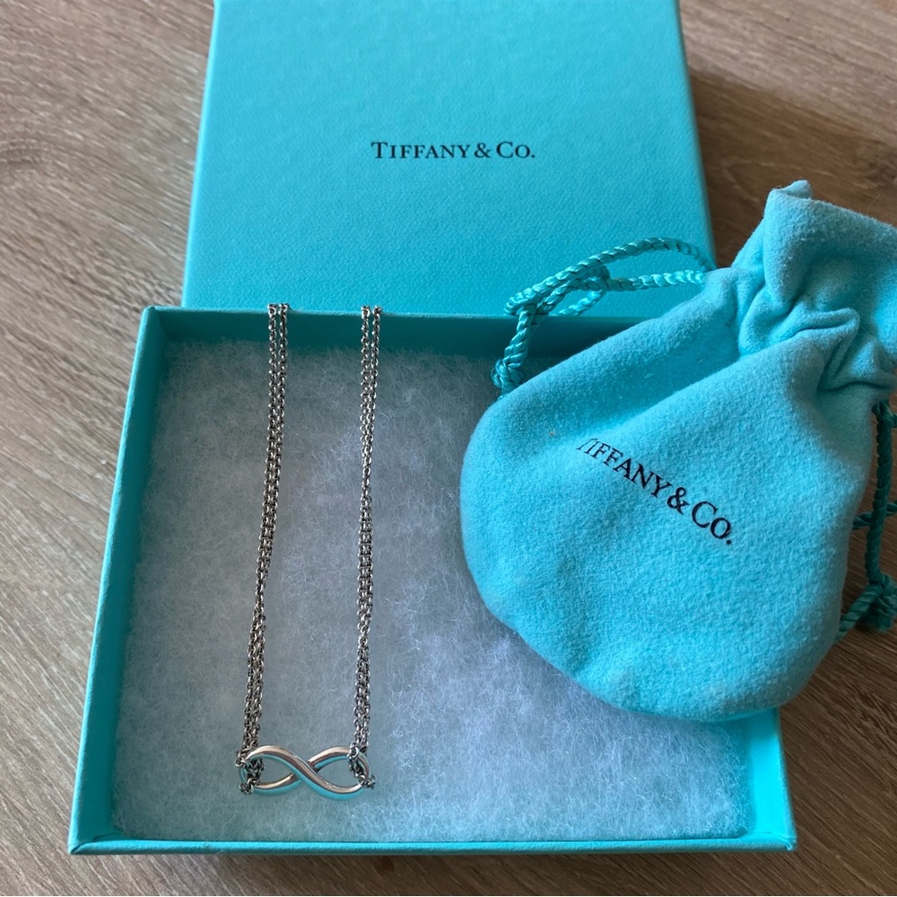 Tiffany & Co. Silver Infinity Necklace